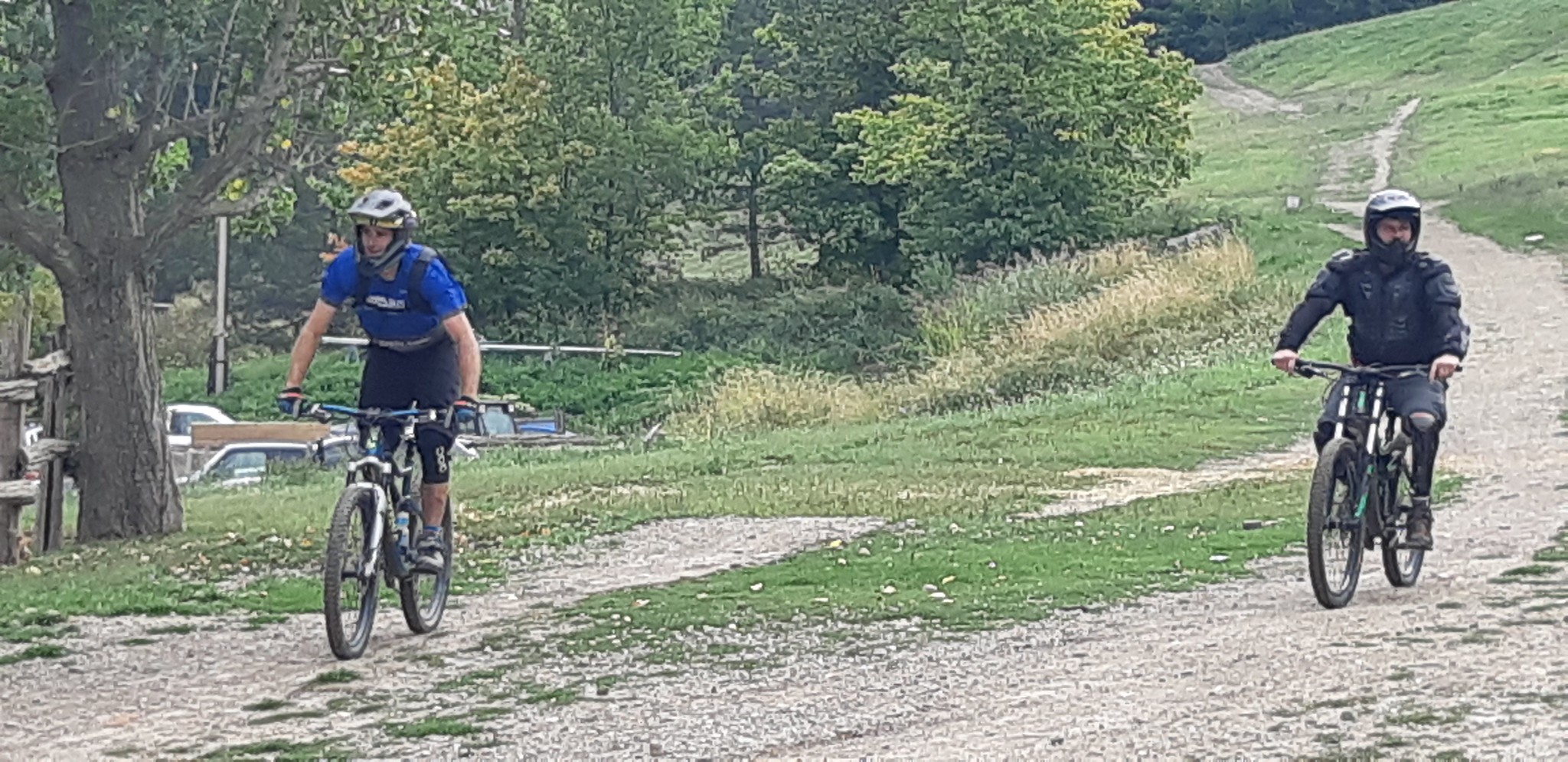 Randonnée pédestre et le vélo à Blue Mountain Resort, Ont. Image